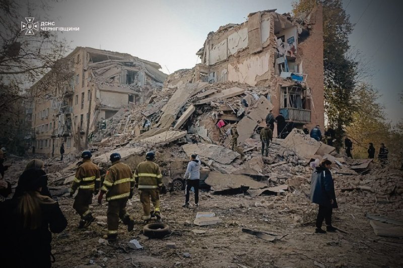 The collapsed entrance section
