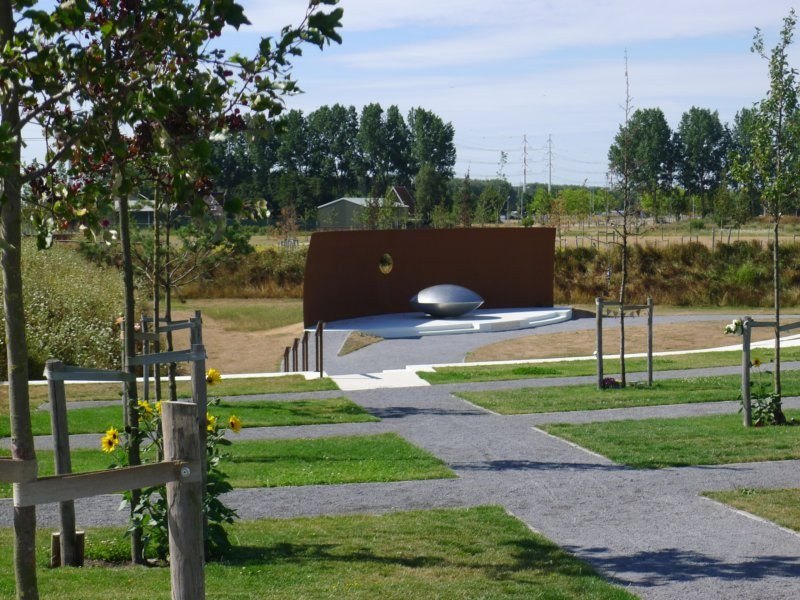 Le Monument national MH17 à Vijfhuizen, près de Schiphol